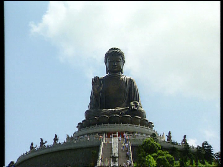 Big Buddha Statue auf Lantau / Hongkong


