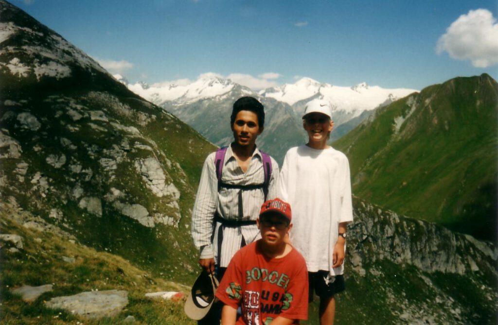 Ein Nepalese n den Alpen
