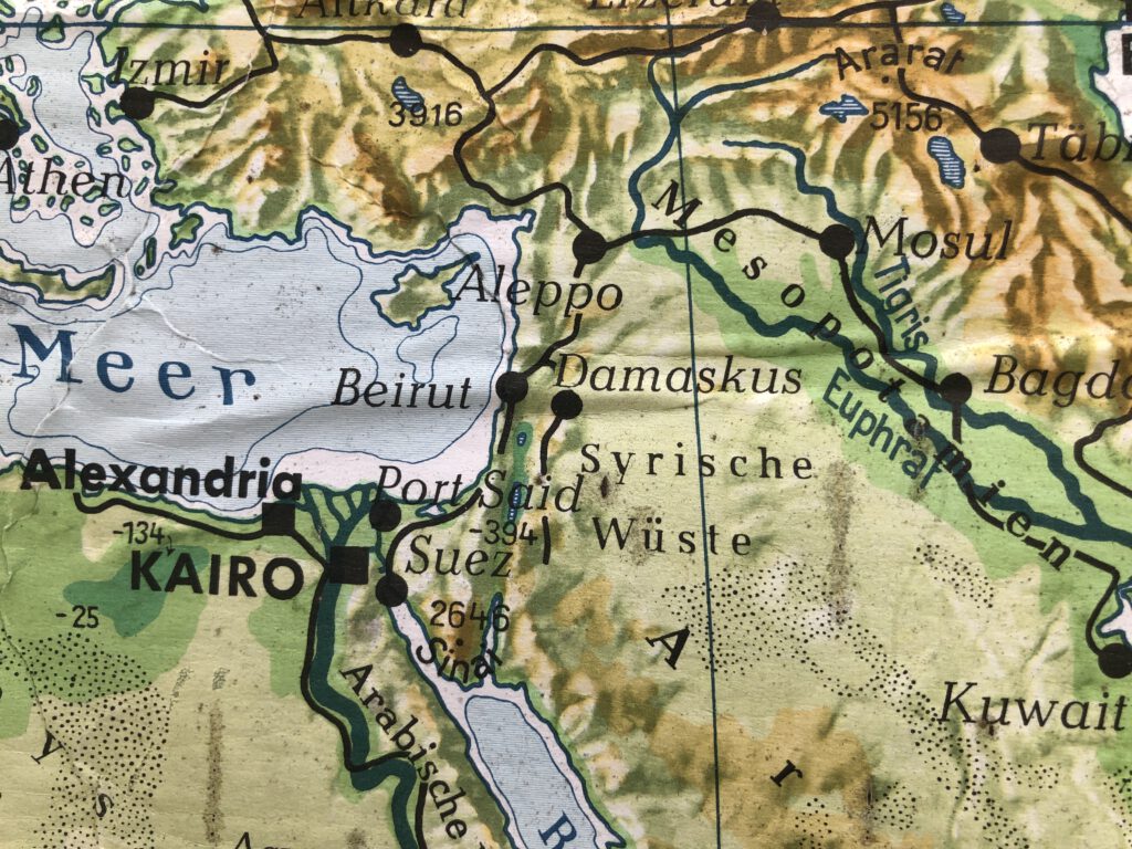 Suez Kanal und Naher Osten