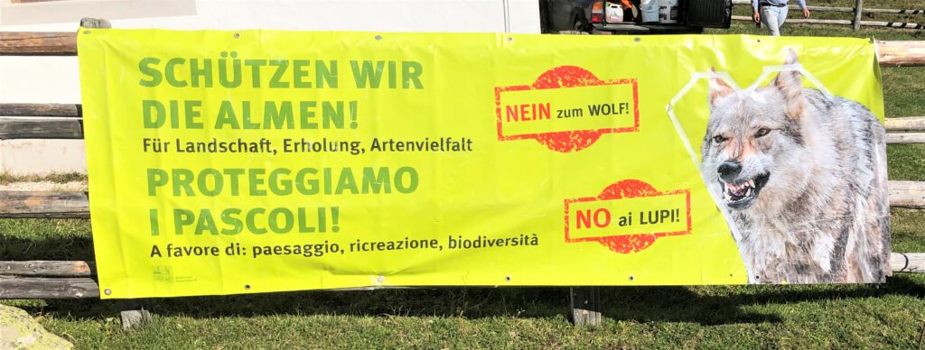 Wolf Protest in Südtirol

