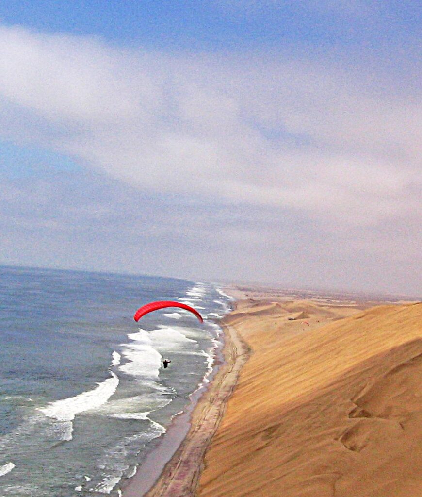 Paragleiten in Namibia