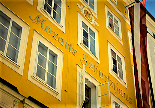 Das Mozarthaus in Salzburg
