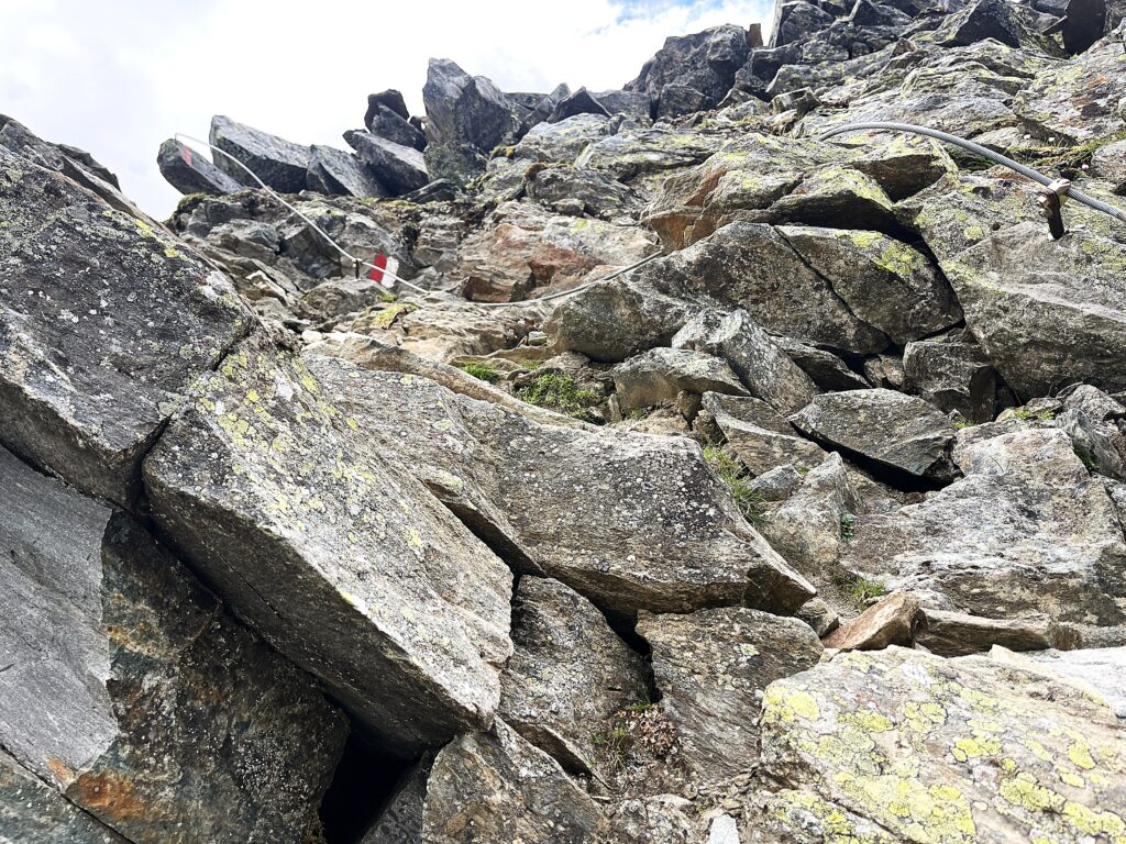 Seilsicherungen am Lasörling im Nationalpark Hohe Tauern
